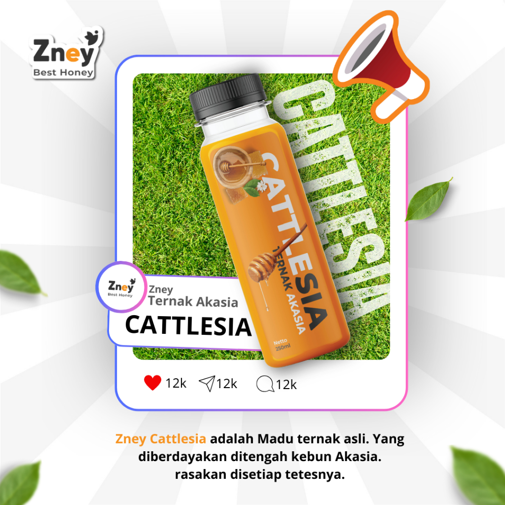 

Zney Cattlesia | Madu Ternak Akasia Asli 100% isi 250ml