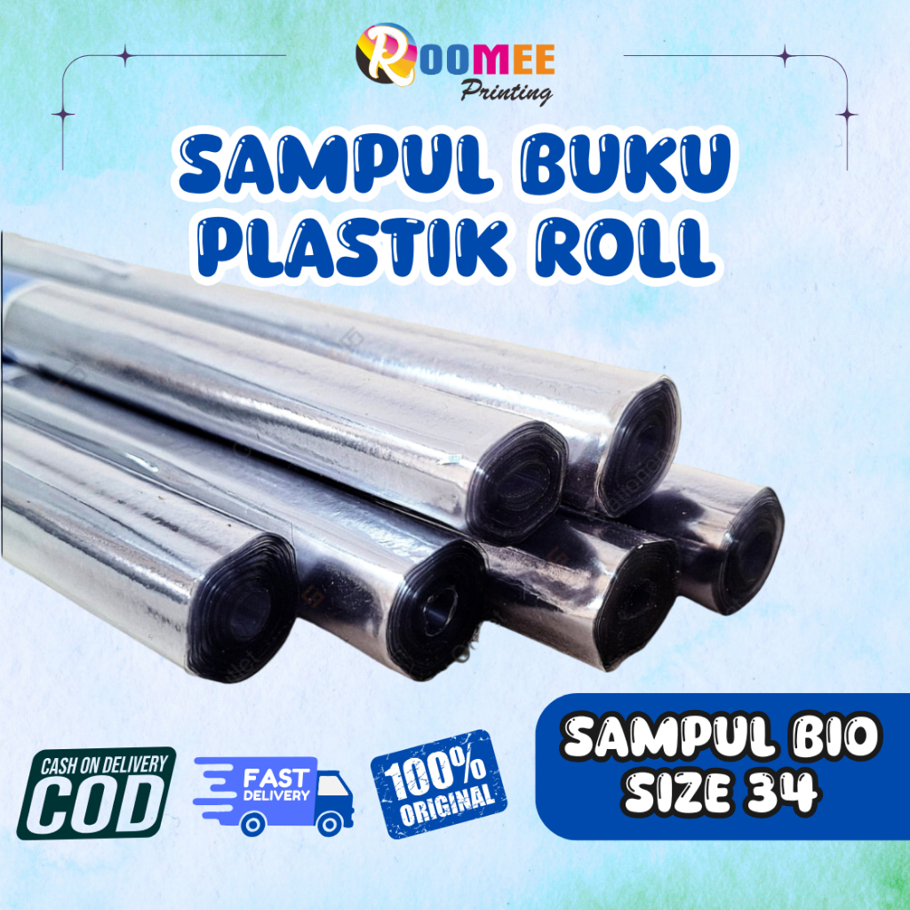 

(1 ROLL) SAMPUL BUKU PLASTIK ROLL / SAMPUL BUKU BESAR DAN KECIL / SAMPUL BUKU SEKOLAH / SAMPUL BUKU PLASTIK