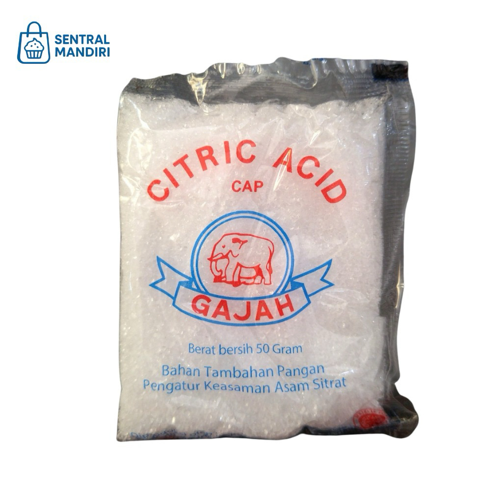 

Citrun Cap Gajah 50gr, Citric Acid