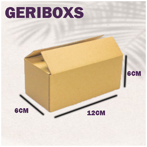 

Kardus Packing Ukuran 12x6x6 Polos Box Cogurated tebal kuat