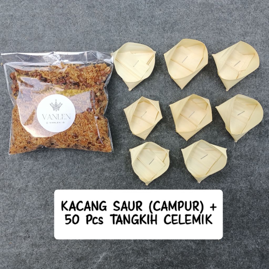 

Kacang Saur(campur) + 50 pcs tangkih celemik untuk rasmen/persembahyangan
