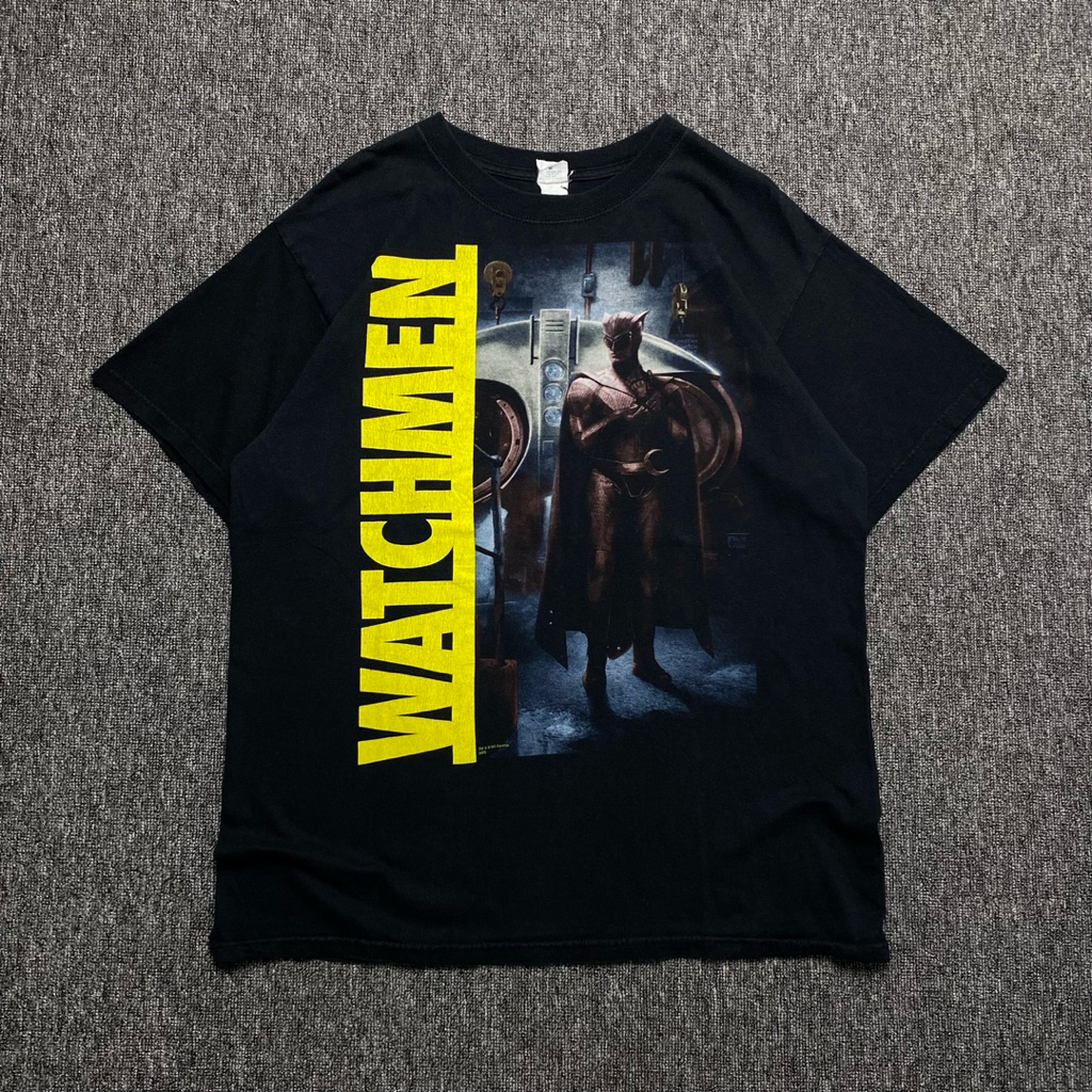Vtg 2009 Watchmen Movie Superhero Tshirt Anvil Tag (kode 2412)