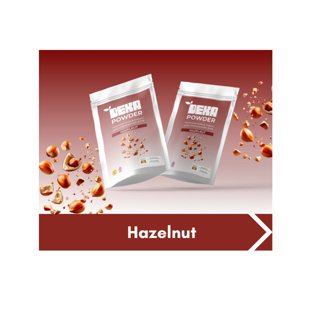 

DEKA Powder varian Hazelnut / Minuman Bubuk / Powder Drink / Minuman Kekinian / Hazelnut Bubuk
