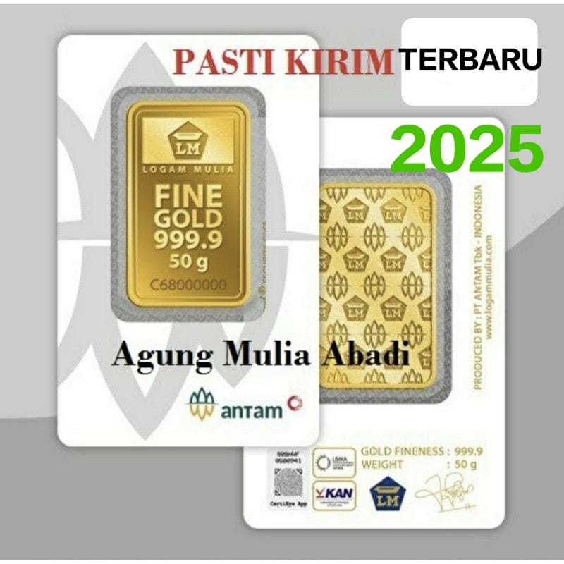 LOGAM MULIA EMAS ANTAM 50 GRAM