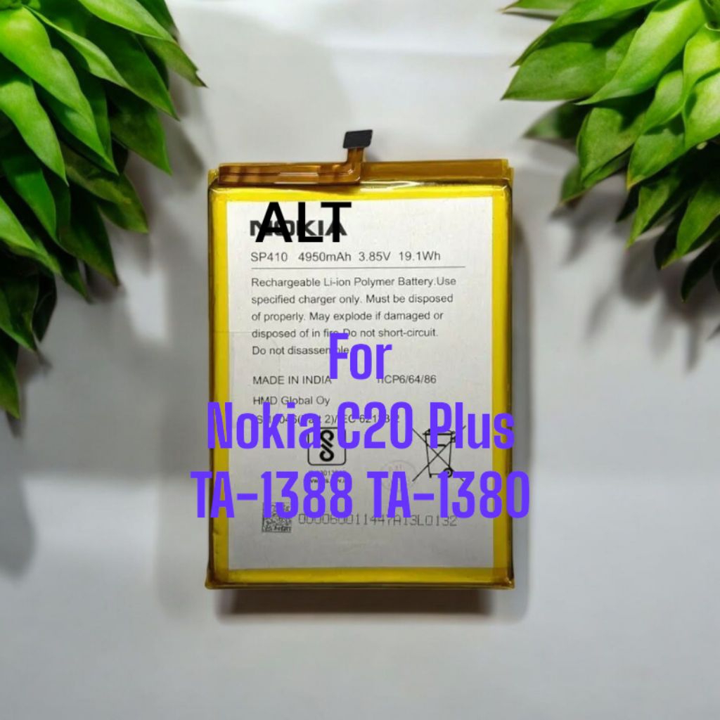 Batre SP410 For NOKIA C20 Baterai C 20 PlusTA-1388 TA-1380 5000mAh Battery SP 41O Batrei BT Batrai
