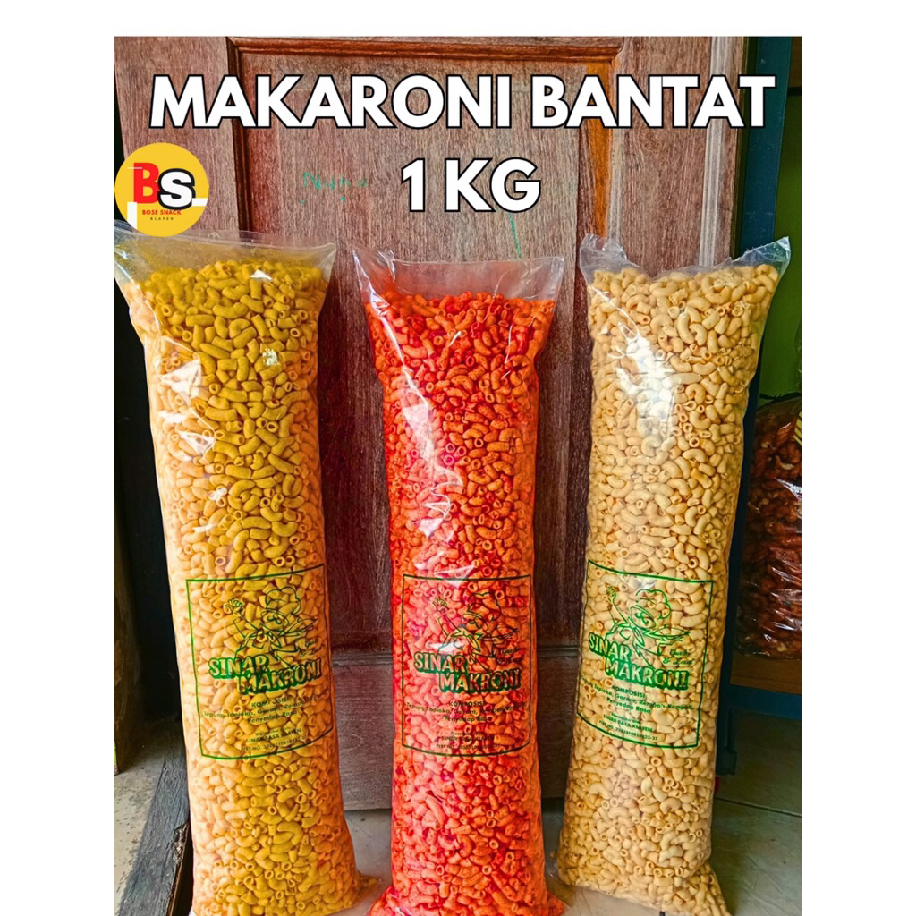 

Gooku 28 Store Makaroni Bantat Krezz 1Bal Rasa Balado/Makaroni Bantat Rasa Balado 1Kg/Makaroni