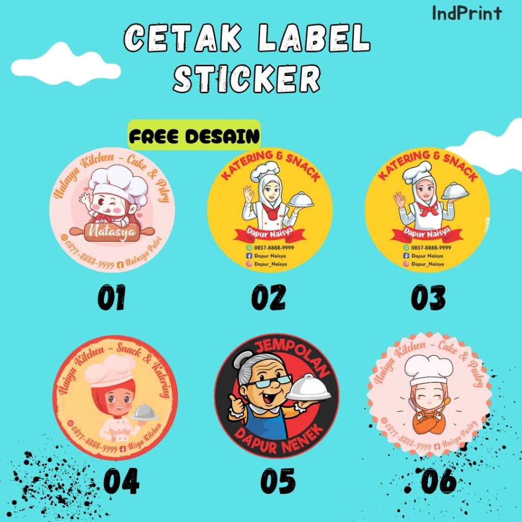 

Cetak Label Sticker Free Desain, Stiker Produk UMKM, Sticker Chromo Bontax Tanpa minimal order