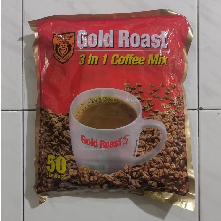 

50 sachets kopi Gold Roast 3 in 1 coffee mix kopi sachet Singapore