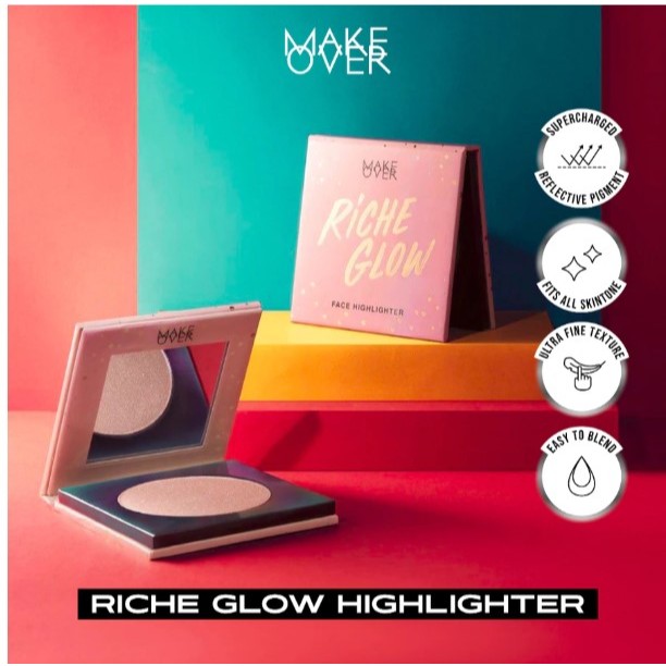 MAKE OVER Riche Glow Face Highlighter 13 g Make Up