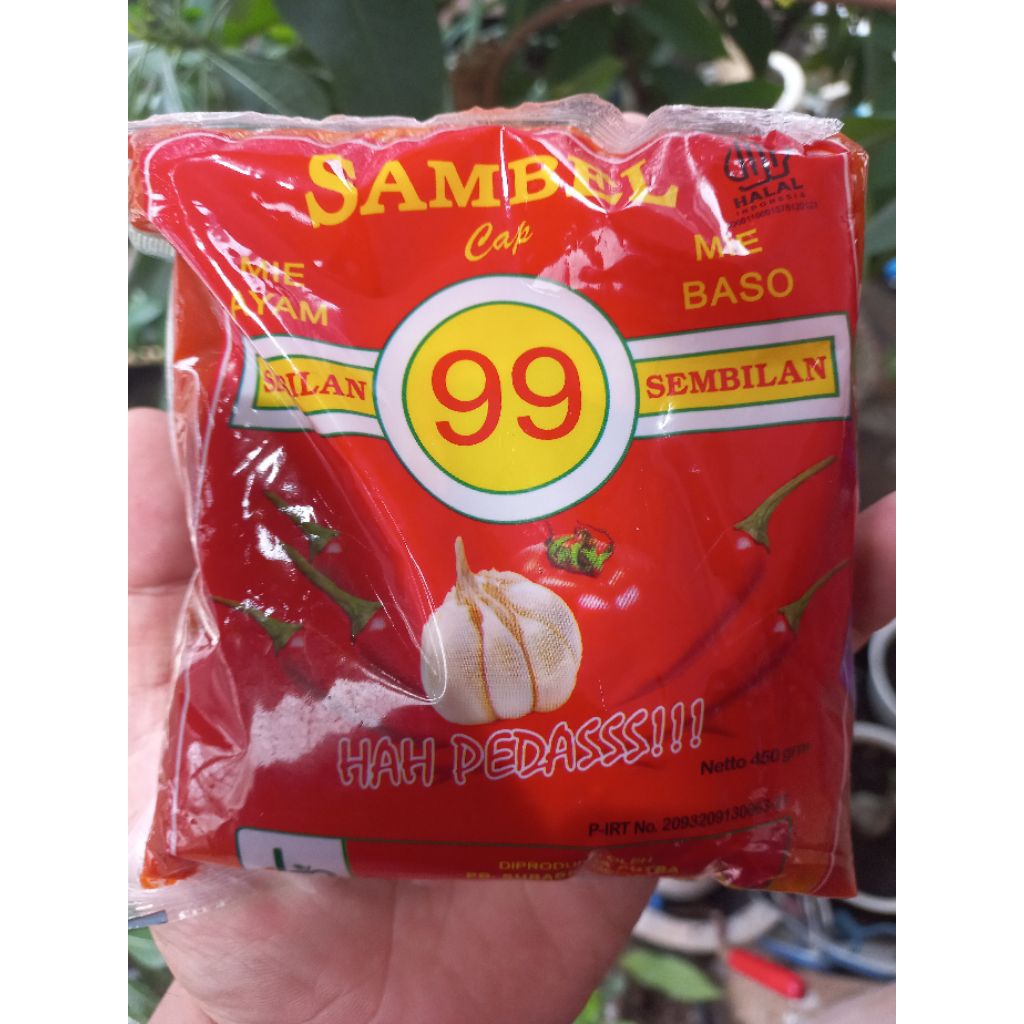 

Cap 99 Saus Sambal Kemasan 450gram