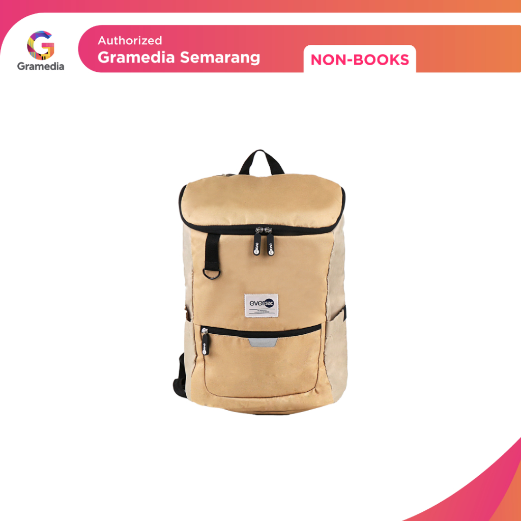 Gramedia - Eversac Backpack Junio Alpha Khaki (Eversac)