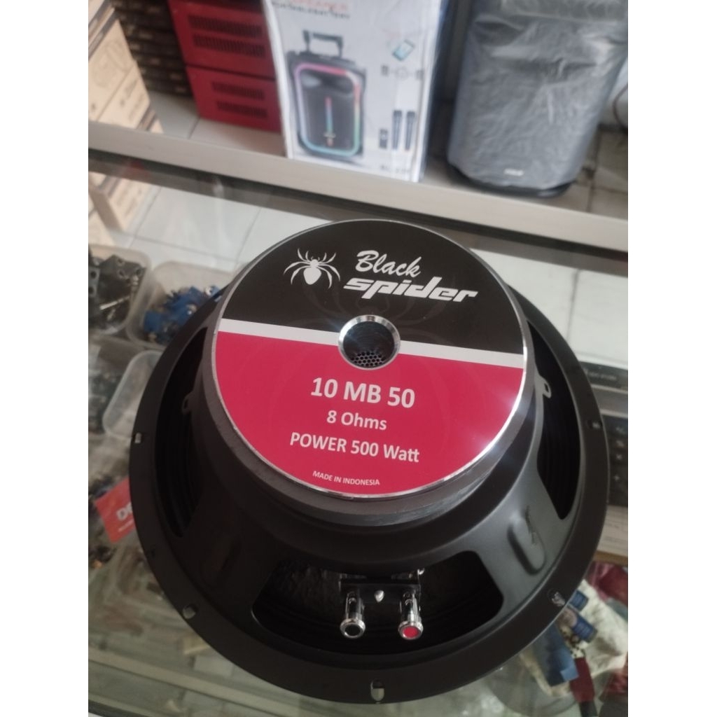 SPEAKER BLACK SPIDER 10MB 50