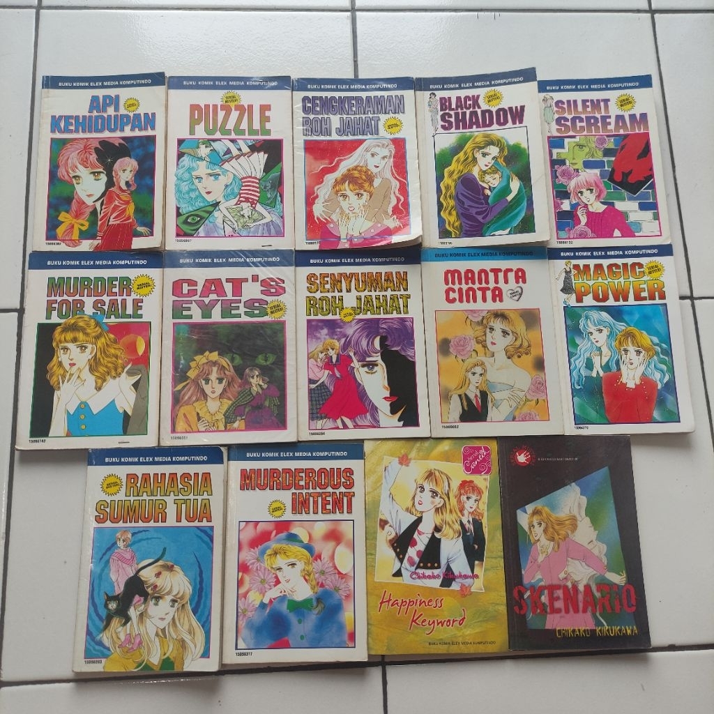 paket komik serial misteri & cantik karya chikako kikukawa no
