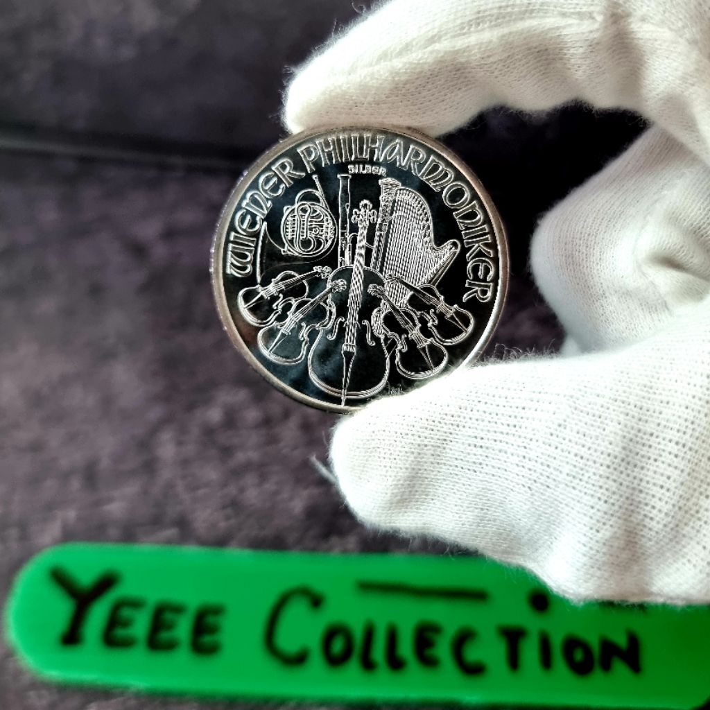 Koin Perak 1 oz Austrian Philharmonic - 999 Pure Silver Coin