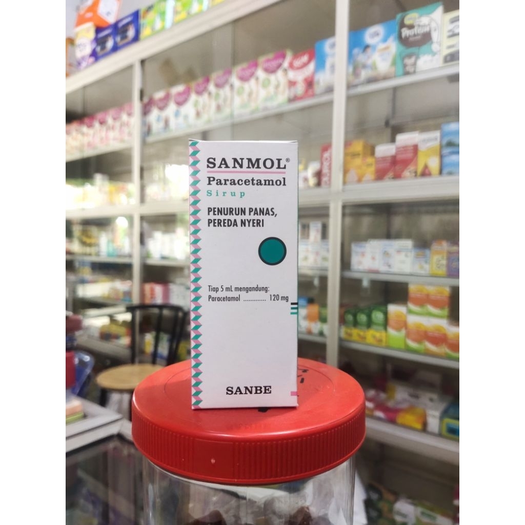 SANMOL SIRUP/ PENURUN DEMAM /PEREDA NYERI