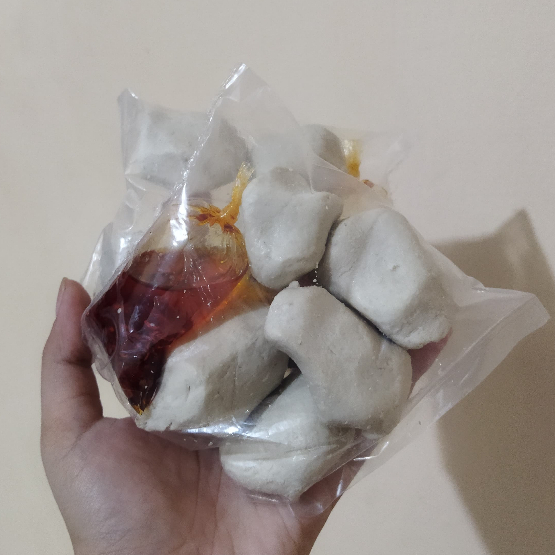 

Basreng Mentah Chili Oil Isi 5 Viral Camilan Buysreng [Kemasan NON VACUUM]