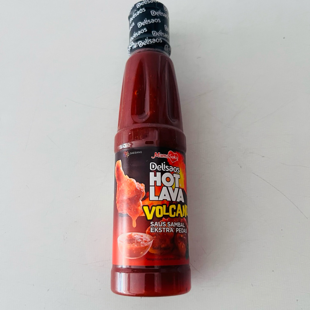 

saus hot lava volcano delisaos 160g