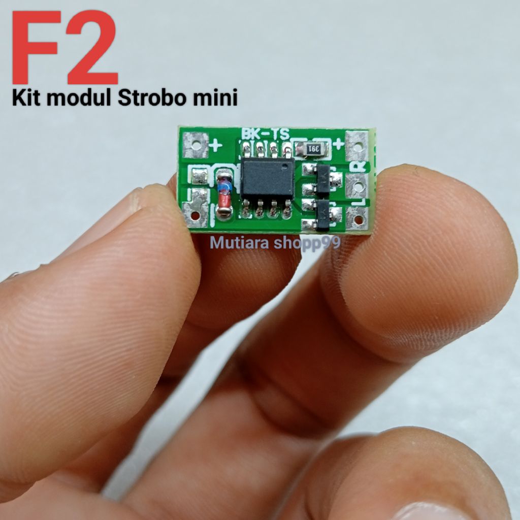Modul kit Strobo 2 channel otomatis / kit modul strobe mini F2.