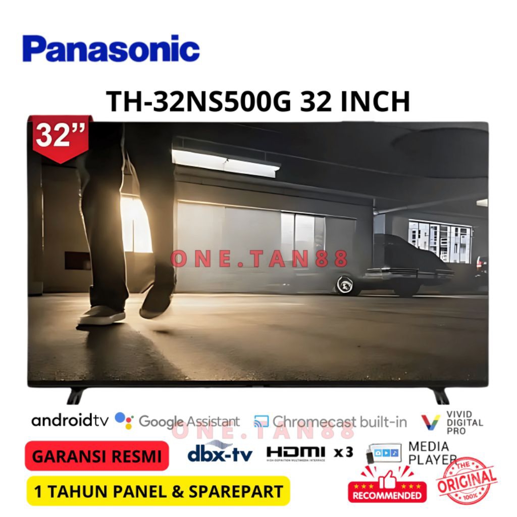 PANASONIC TH-32NS500G 32 INCH SMART ANDROID LED TV 32 INCH [GARANSI RESMI]