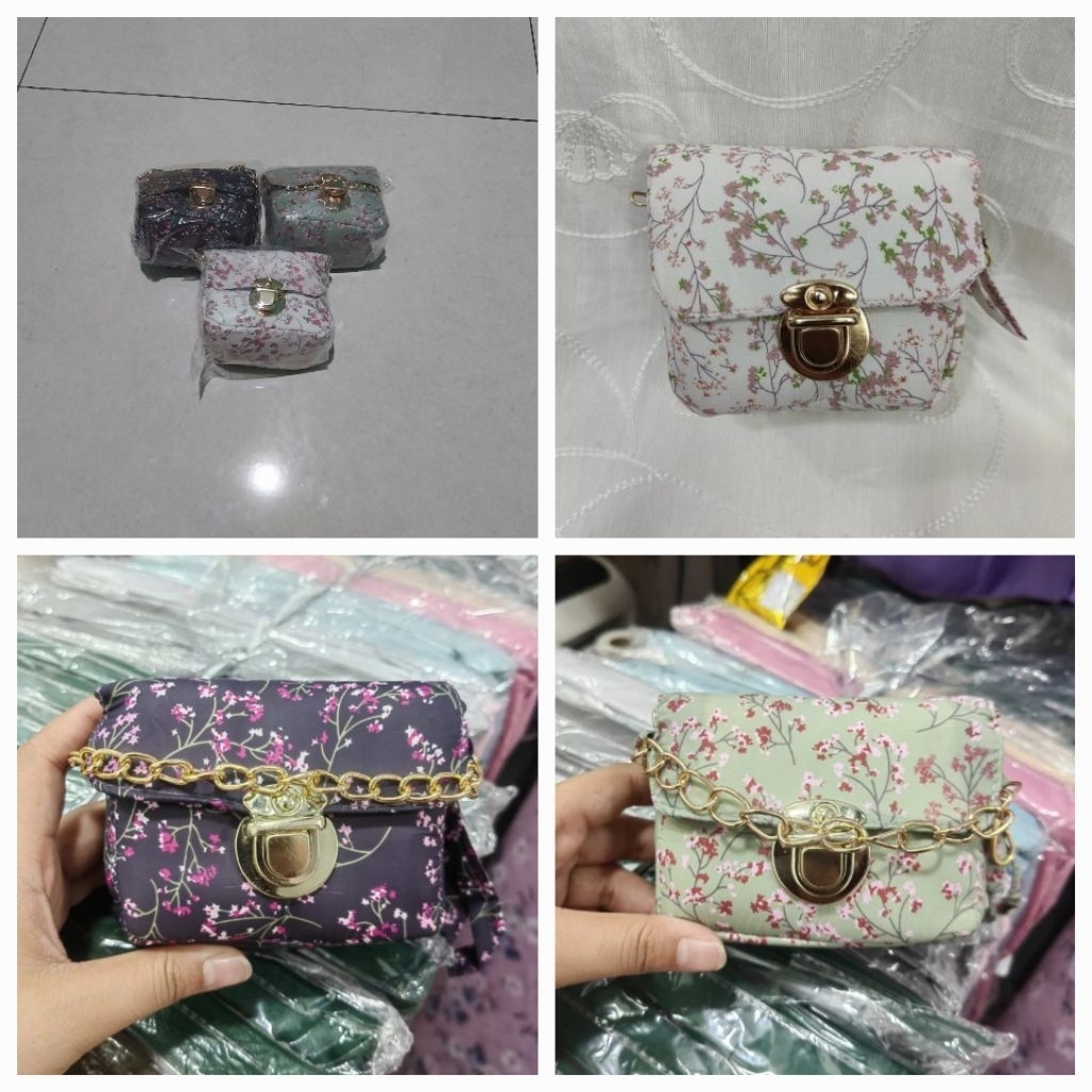 MUKENAH TRAVEL PARASUT KOREA MOTIF BUNGA