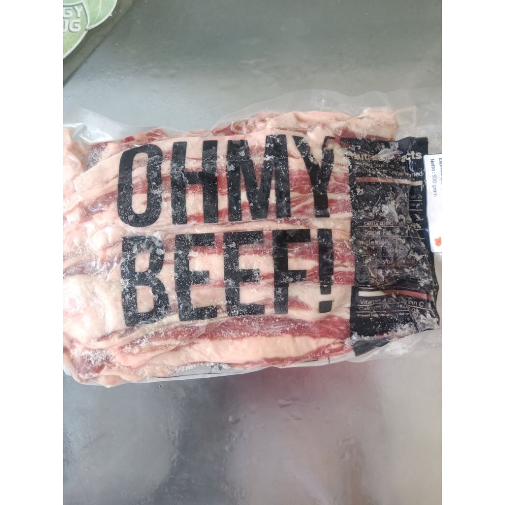 

omb beef slice mix fat 500gr