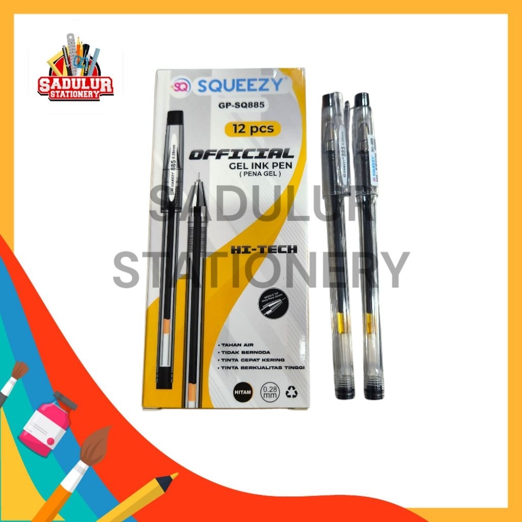 

1 PCS - Pen Hi-Tech-H Squeezy 0.28 Hitech Hi-Tec Hitech Murah 028