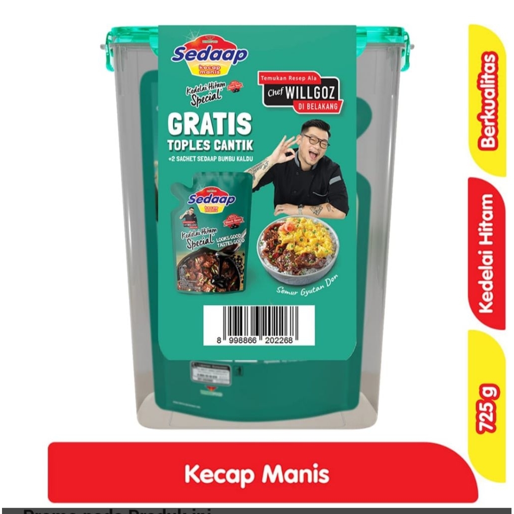 

Sedaap Kecap Manis Kedelai Hitam Spesial 725g