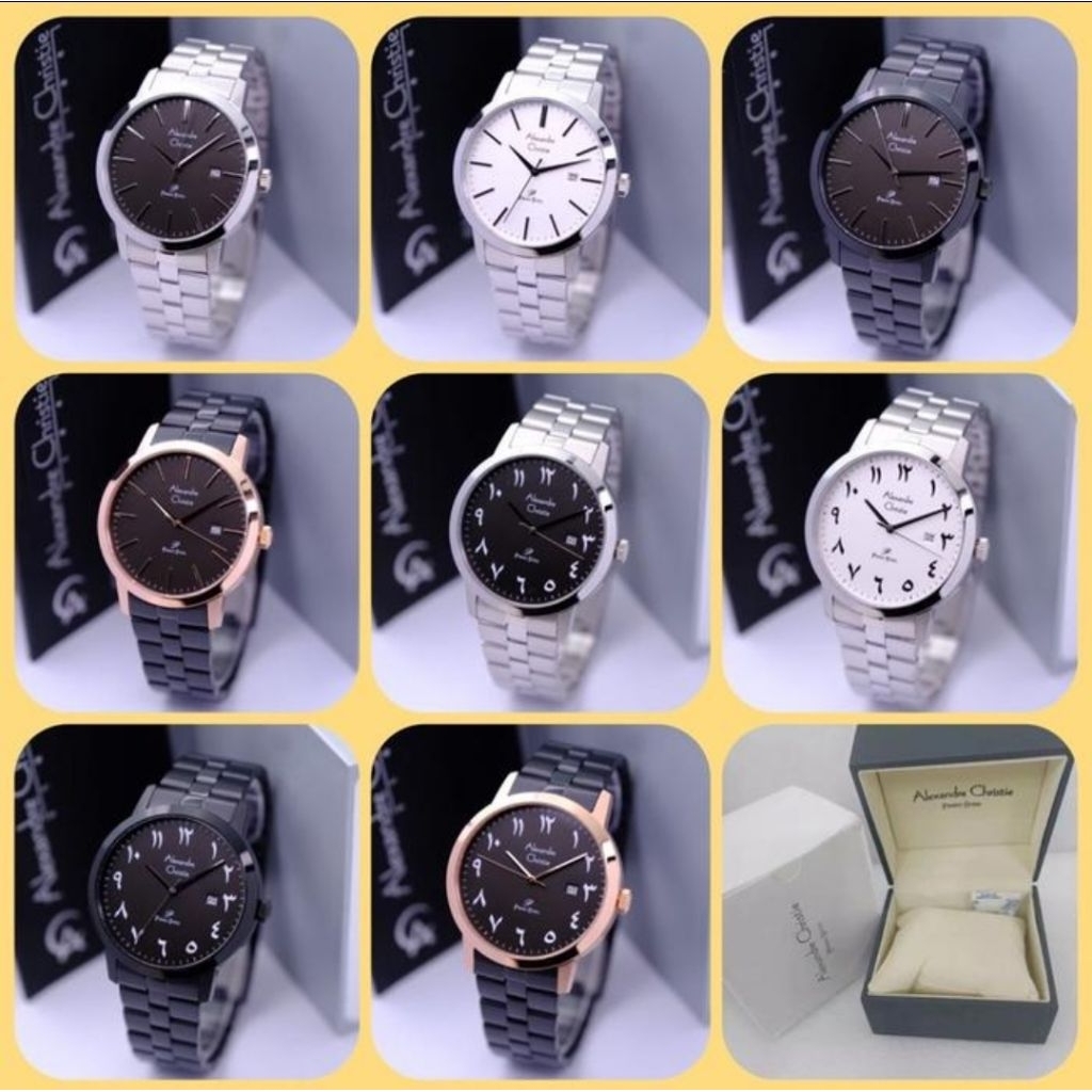 JAM TANGAN PRIA  WANITA ALEXANDRE CHRISTIE AC1007 AC 1007 ARAB