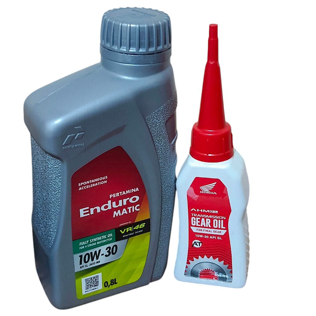 oli mesin enduro matic+oli garda honda beat vario scoopy