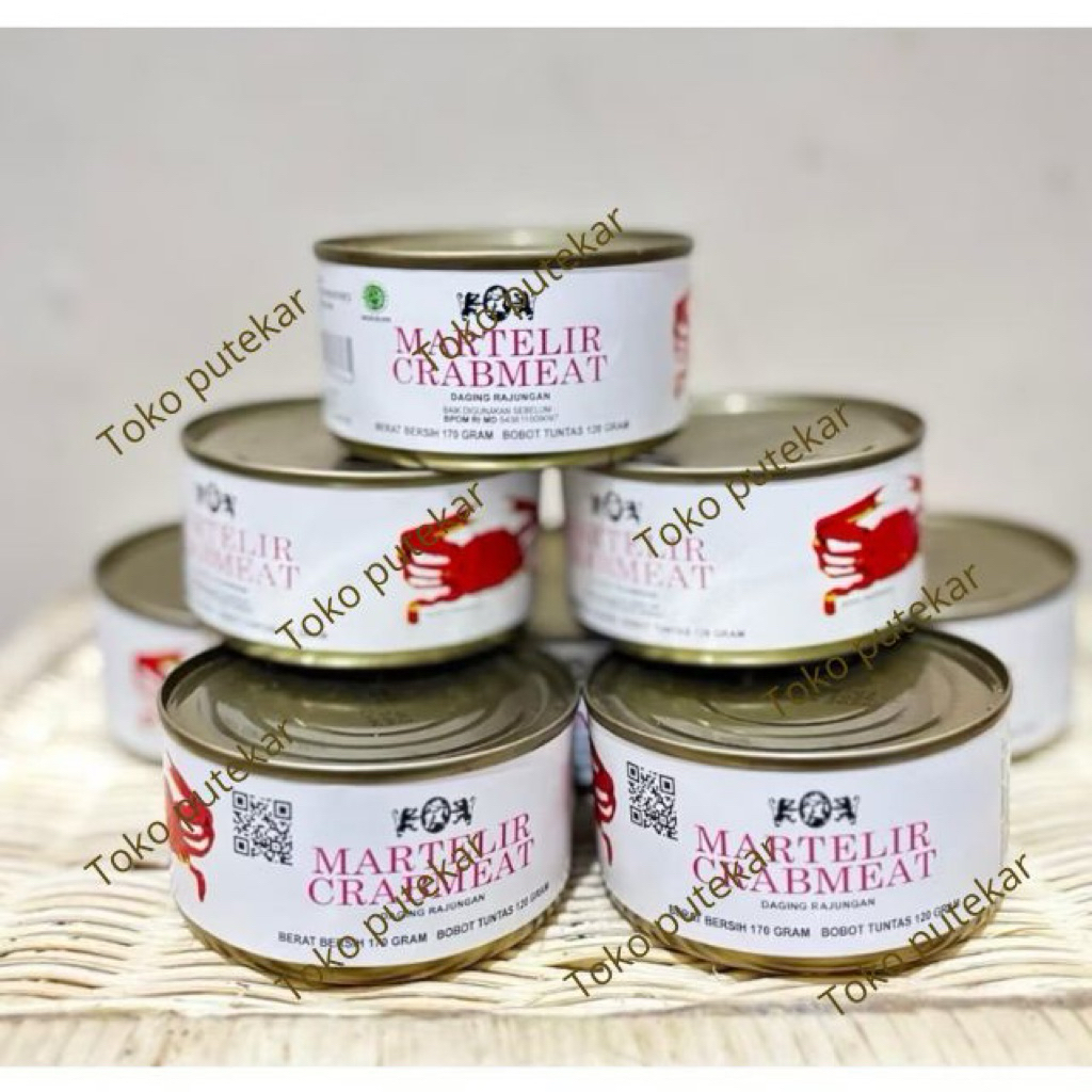 

Daging kepiting rajungan / Martelir Crabmeat ( 8 kaleng lebih hemat )