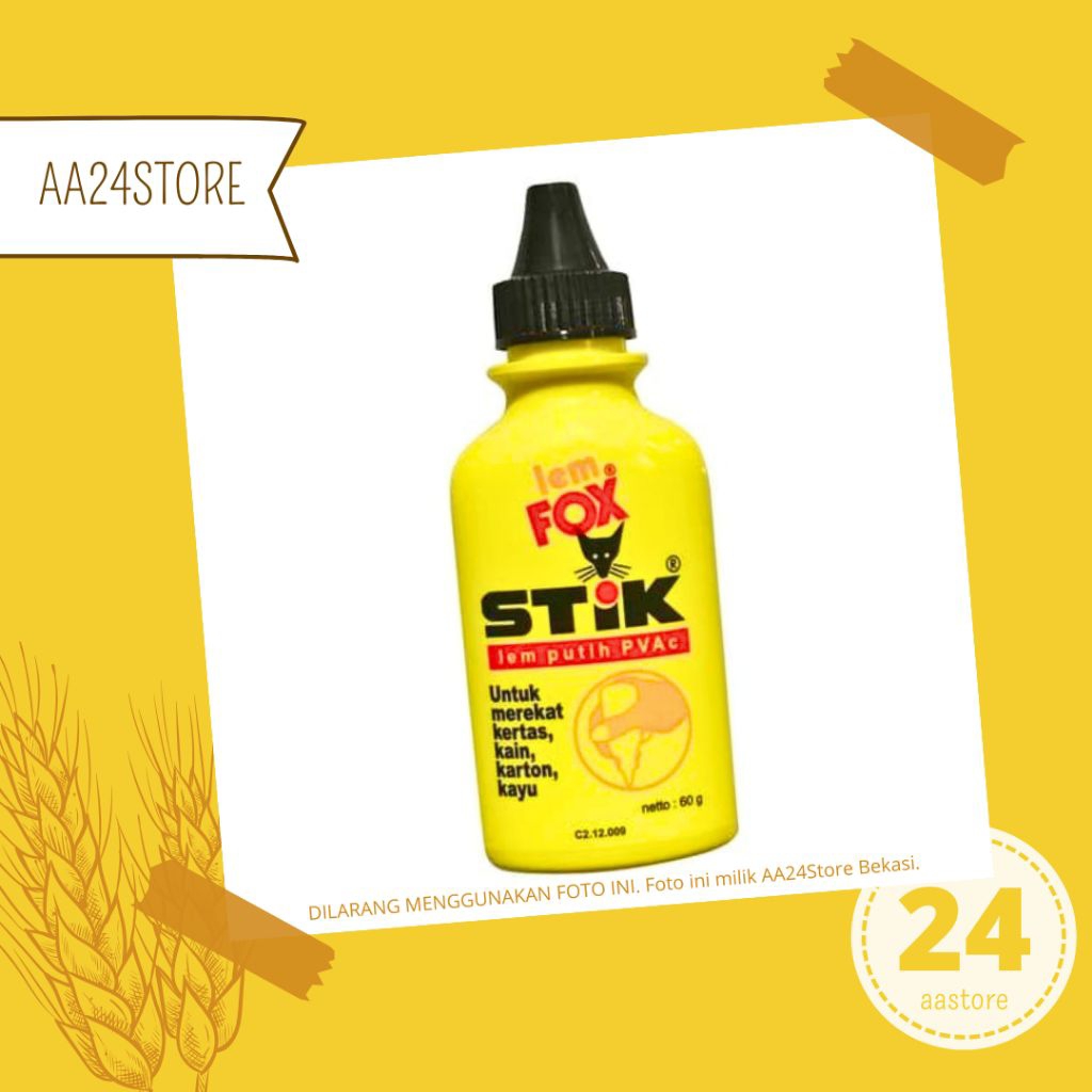 

Lem Fox Stik PVAC 60 gr