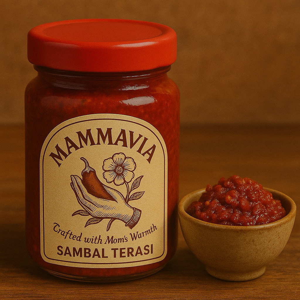 

Sambal Terasi Premium Rumahan – Pedas Gurih Khas Ibu | Mammavia Sambel Botolan
