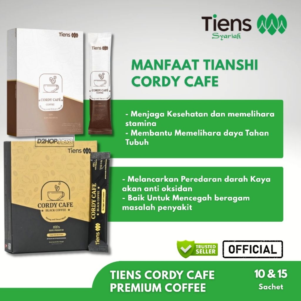 

TIENS Cordy Cafe Coffe BPOM Original Kopi Herbal Kesehatan Tingkatkan Daya Tahan Tubuh