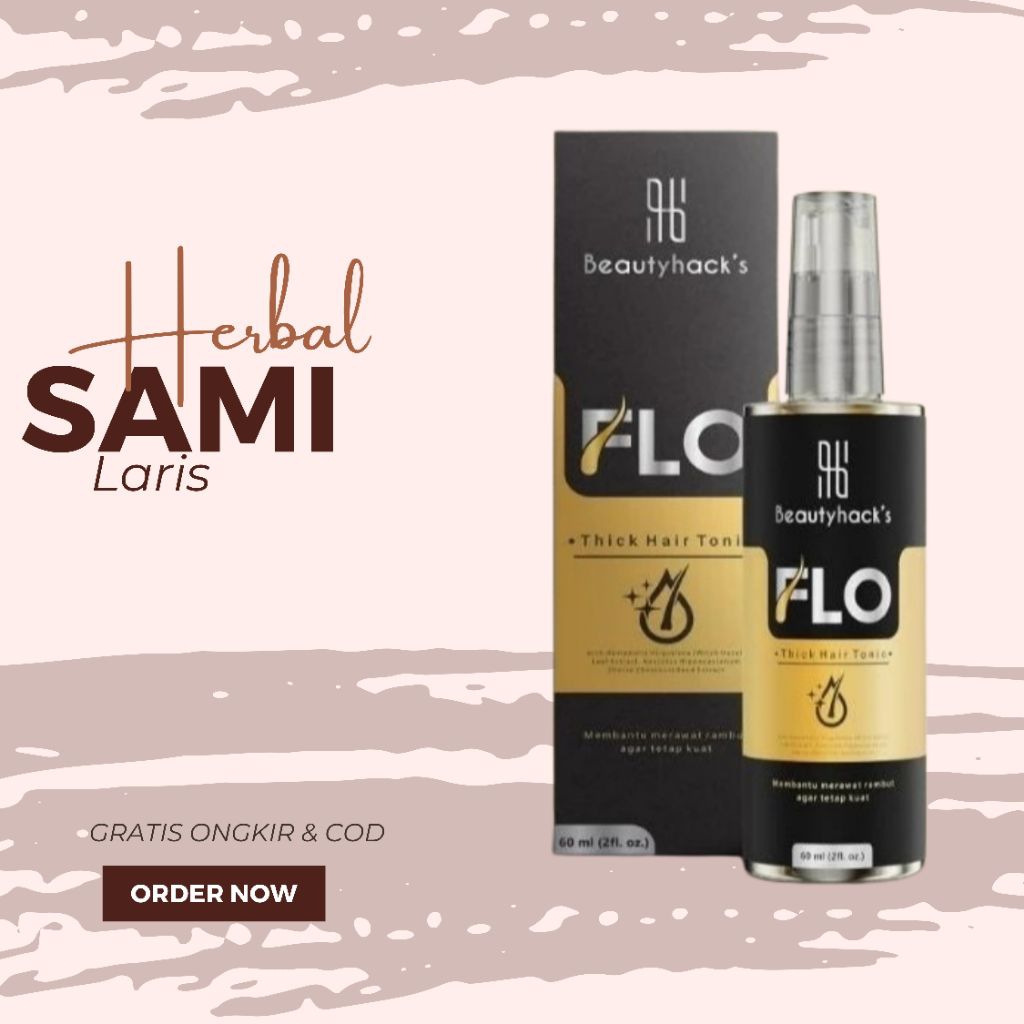 Flo Hair Tonic Nutrisi Penumbuh Rambut Anti Kebotakan Dini