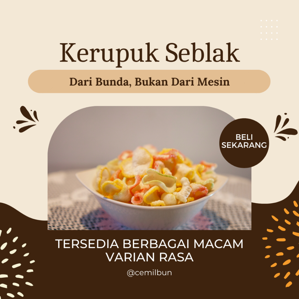 

Kerupuk Seblak Mekar | Varian Rasa | 250 gram | Homemade | Kerupuk Viral | Kerupuk Kekinian
