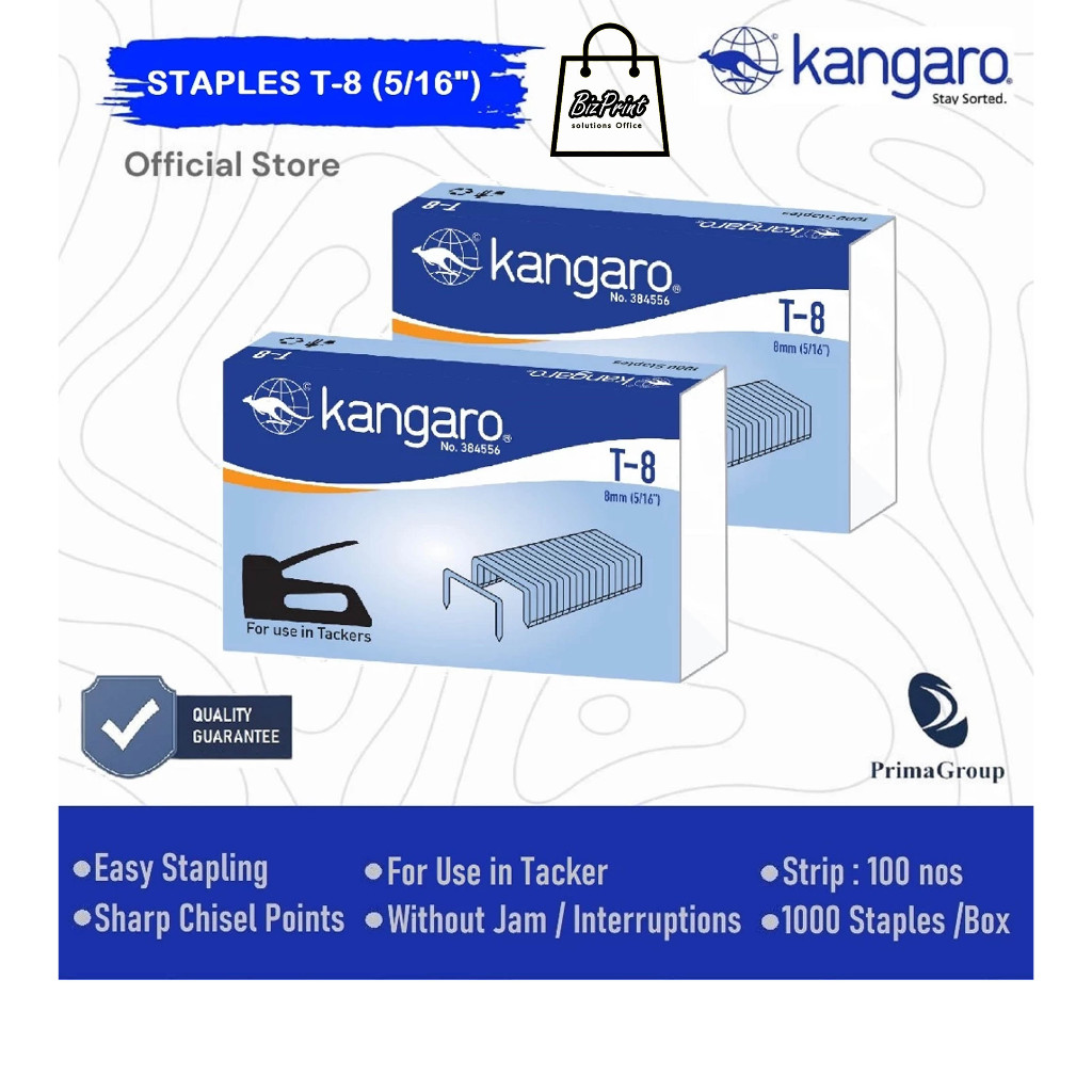 

Isi Staples Guntacker T-8 SATUAN / Isi Hekter T-8 Isi Stapler 5/16" Anak Stapler 5/16 Inch / Kuat
