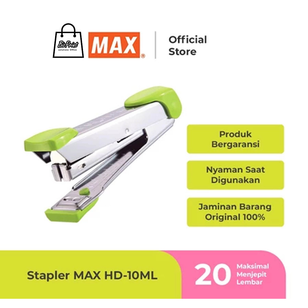 

MAX Stapler Staples Jegrekan Hekter HD10 Max HD-10ML 100 % ORIGINAL