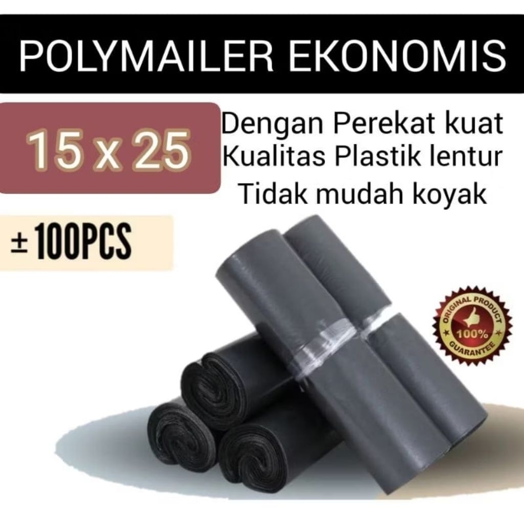 Plastik Polymailer - Plastik Packing 15 x 25