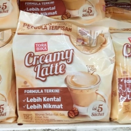 

Torabika CREAMY LATTE 5x22 // isi 5 sachet