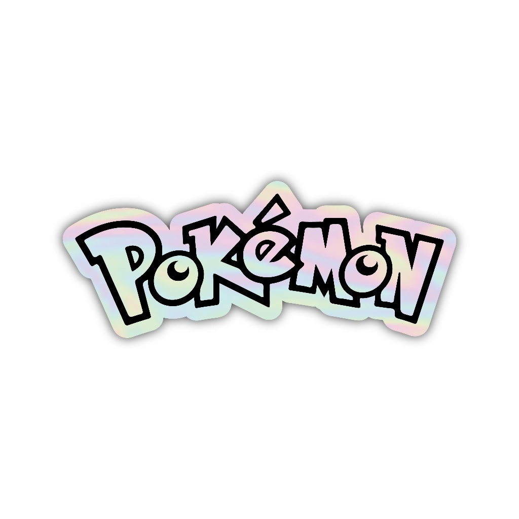 

Z324 sticker pokemon aesthetic, stiker hologram satuan