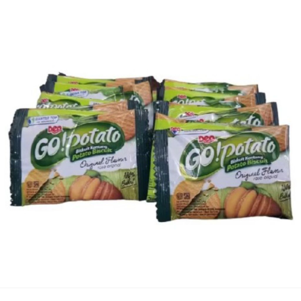 

Gopotato Go Potato biskuit kentang 1 renceng 10pcs@8gr