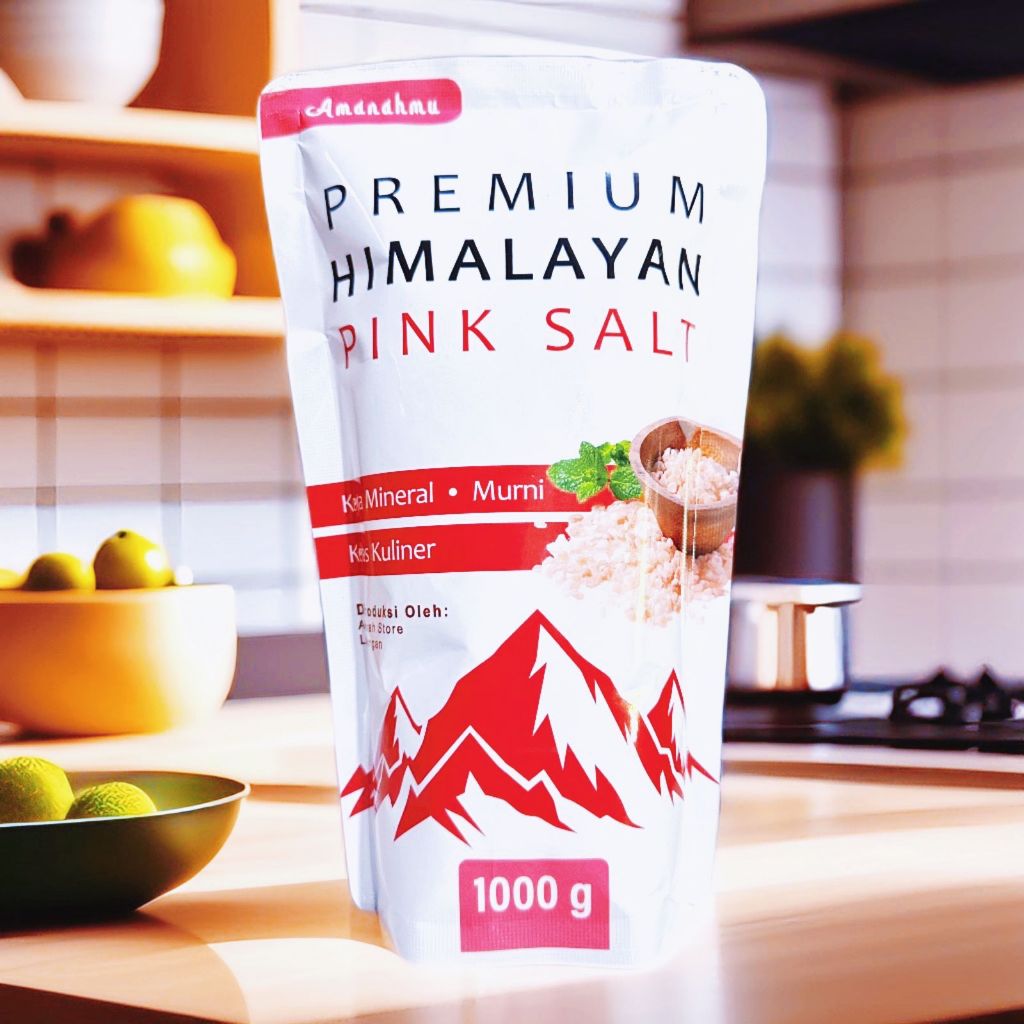 

Garam Himalaya 1 kg Original Fine Quality Pink Salt Himalaya 1000 Gram