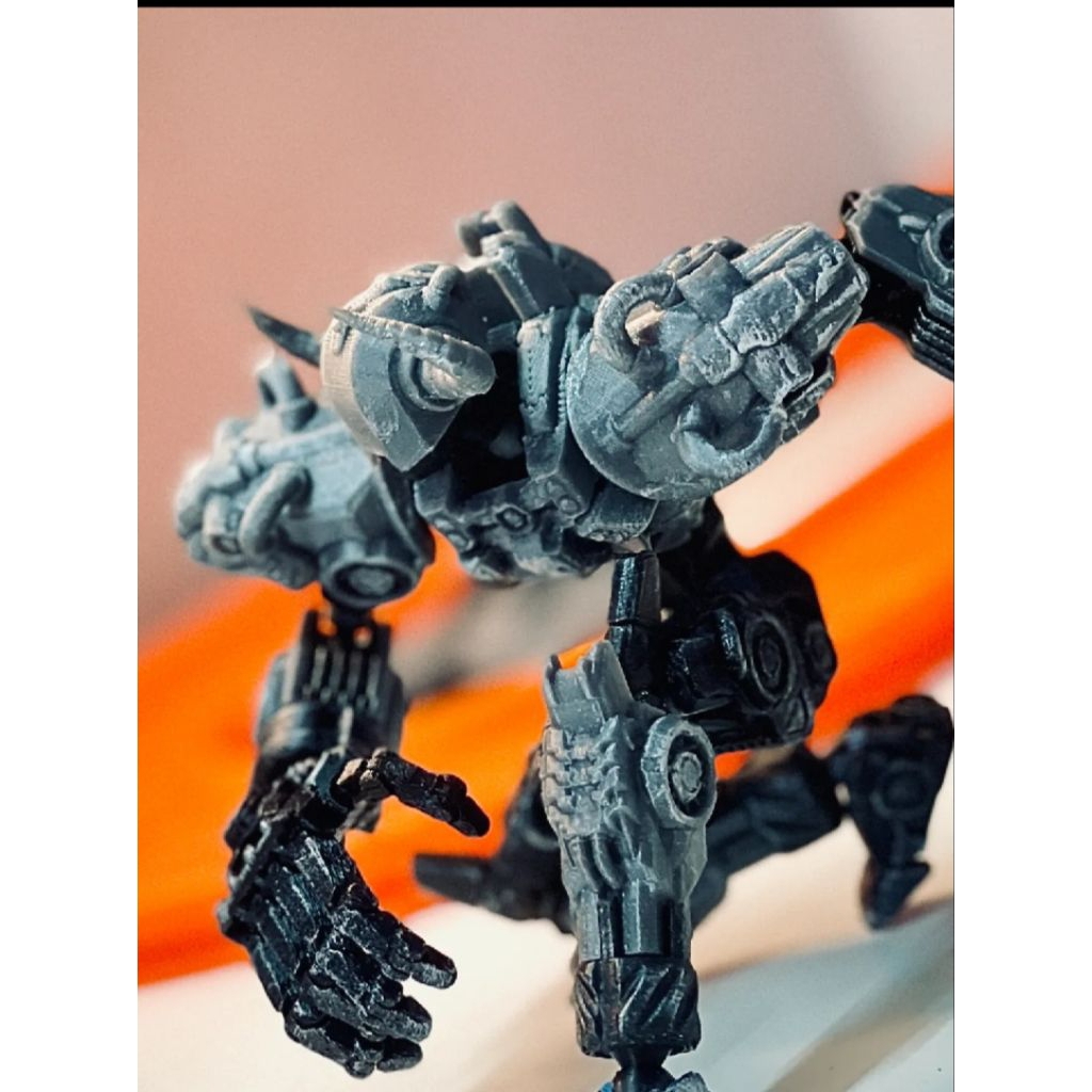 Armor Banteng untuk Action Figure Dummy 13 Cetak 3D
