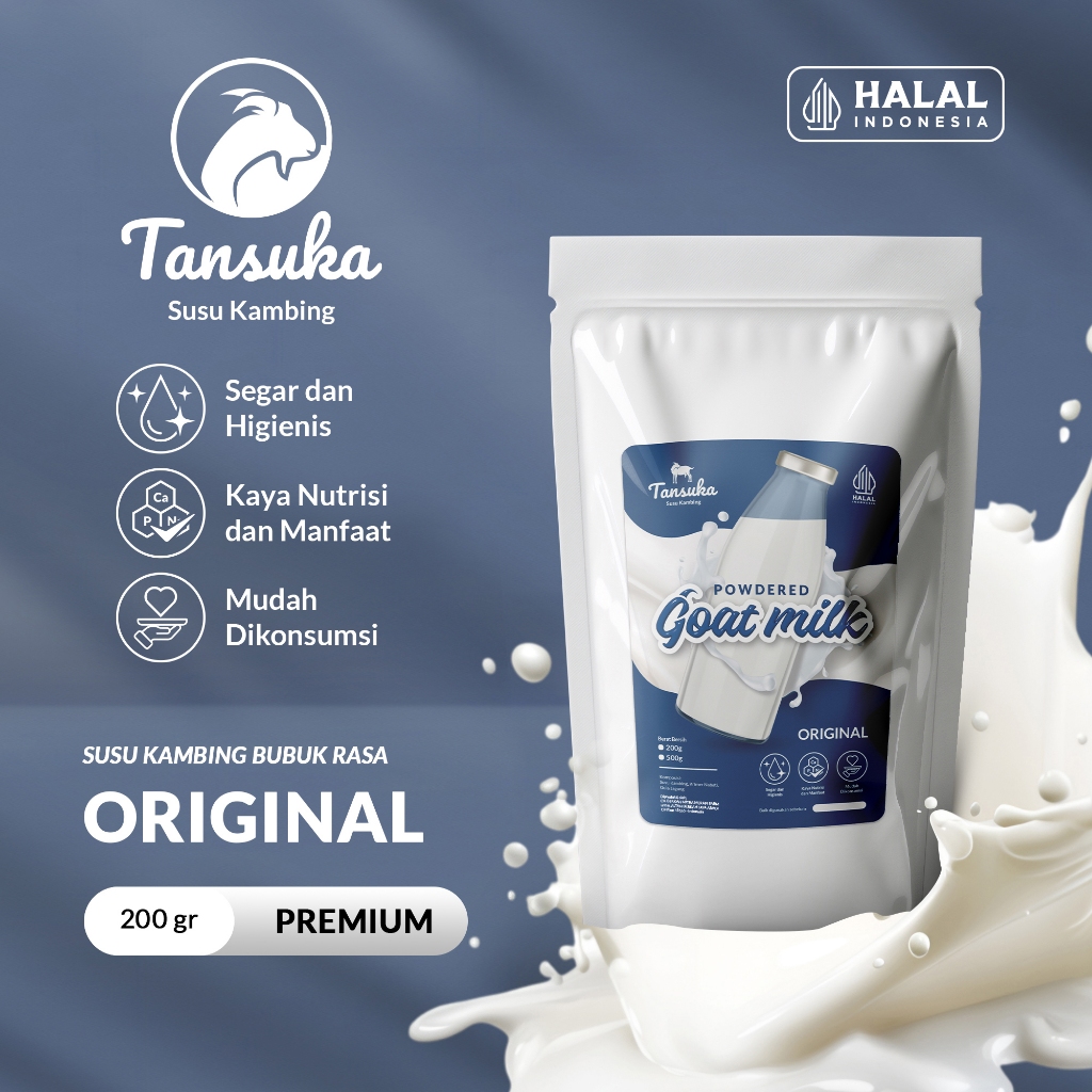 

Tansuka Susu Kambing Etawa Premium – 200g, Varian Original, Nutrisi Hebat untuk Tubuh Sehat