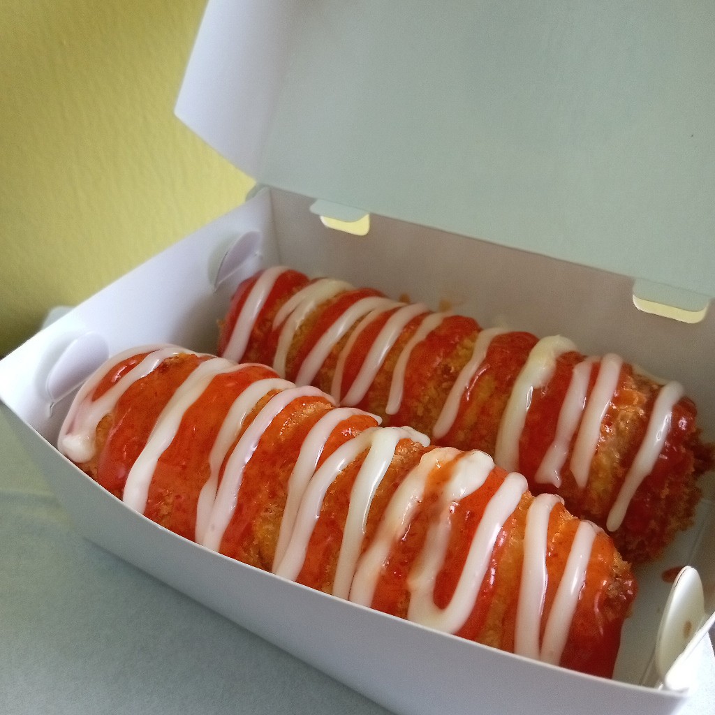 

ROTI GULUNG SOSIS JUMBO ISI 2 PCS FROZEN FOOD BUKAN CORNDOG CEMILAN VIRAL GORENG PREMIUM ALVAFOOD