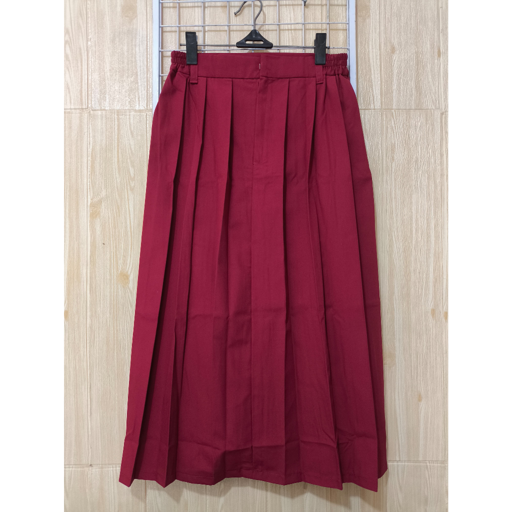 Seragam Sekolah SD MI - Rok Rempel Panjang Merah SD - Rok Rempel Panjang Putih SD - Rok Panjang Remp