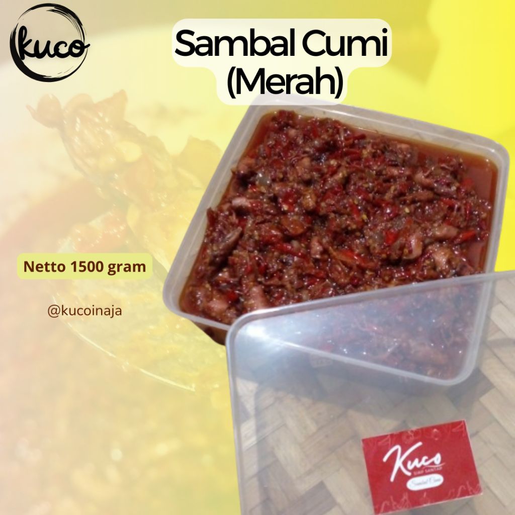 

Sambal Cumi (Merah)