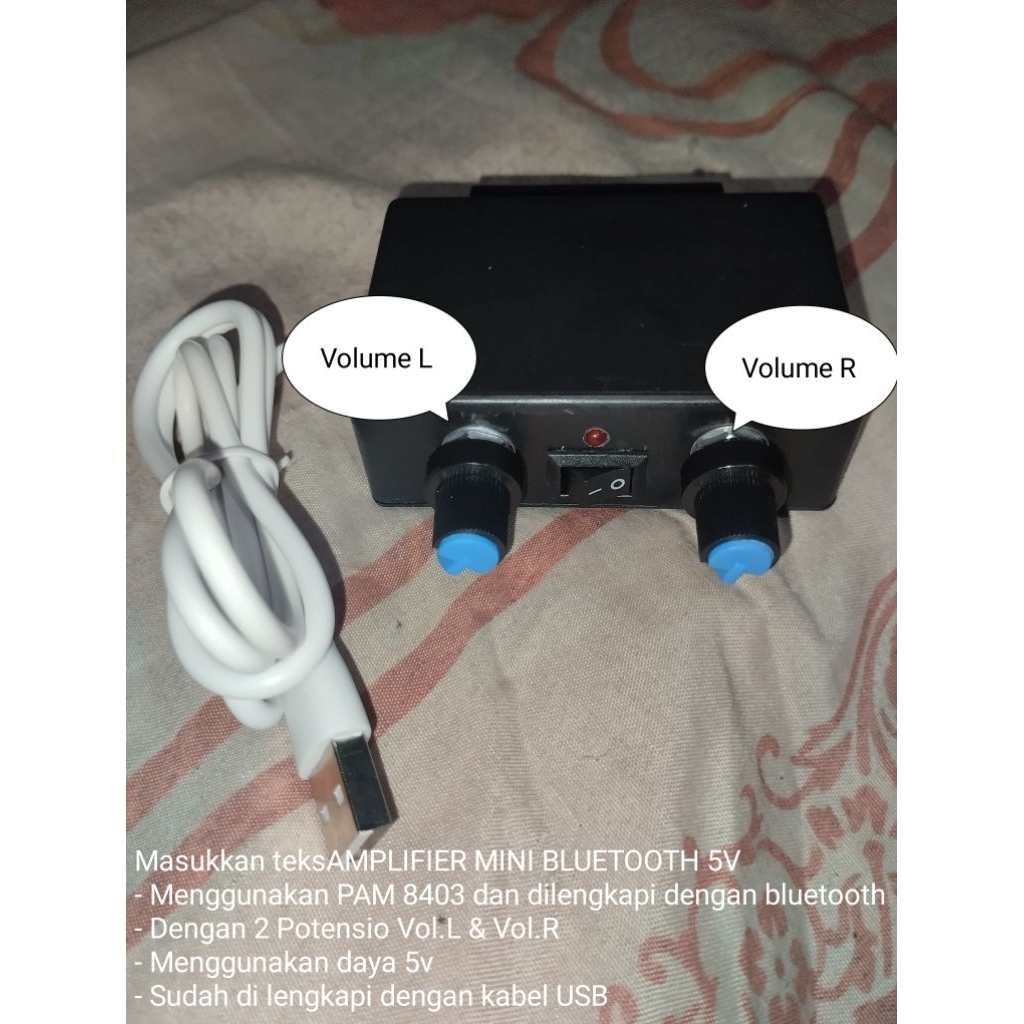 Amplifier mini Bluetooth 5V 2 Channel