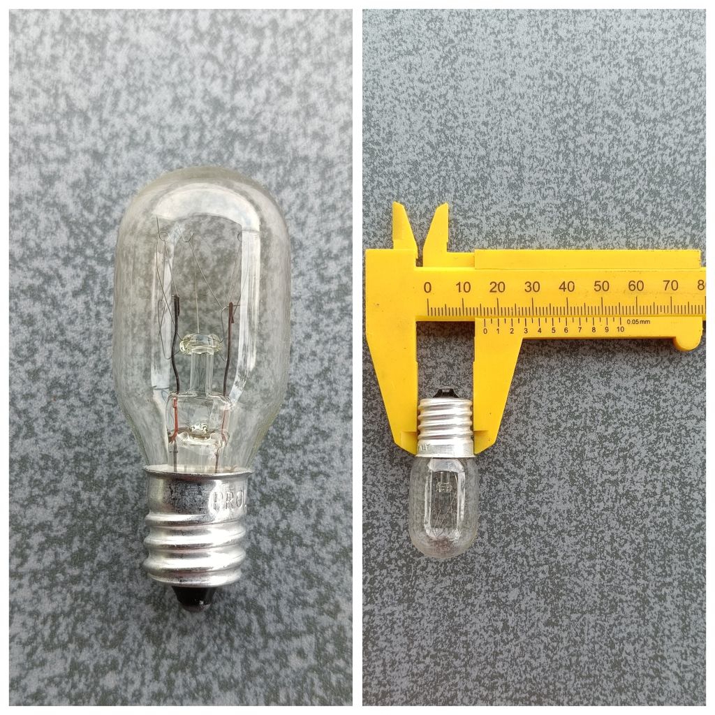Bola Lampu Kulkas E17  Pygmy Bulb 15W 220V Tubular Lamp Cahaya kuning