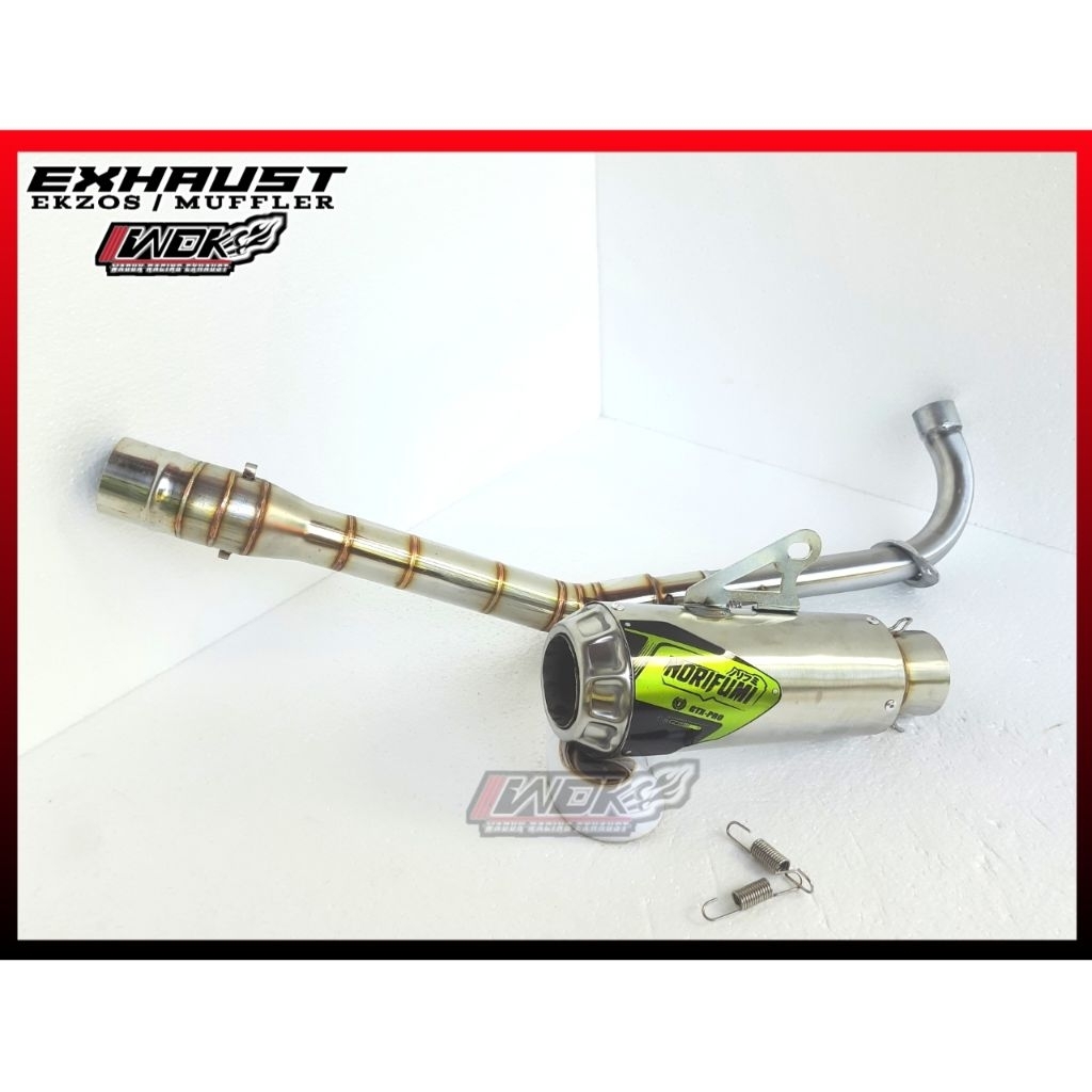EXHAUST EKZOS SLEEP ENGINE NORIFUMI GTX FOR SRL 115, SRL 115 FI, LAGENDA, WAVE100, WAVE125i, EX5, DA